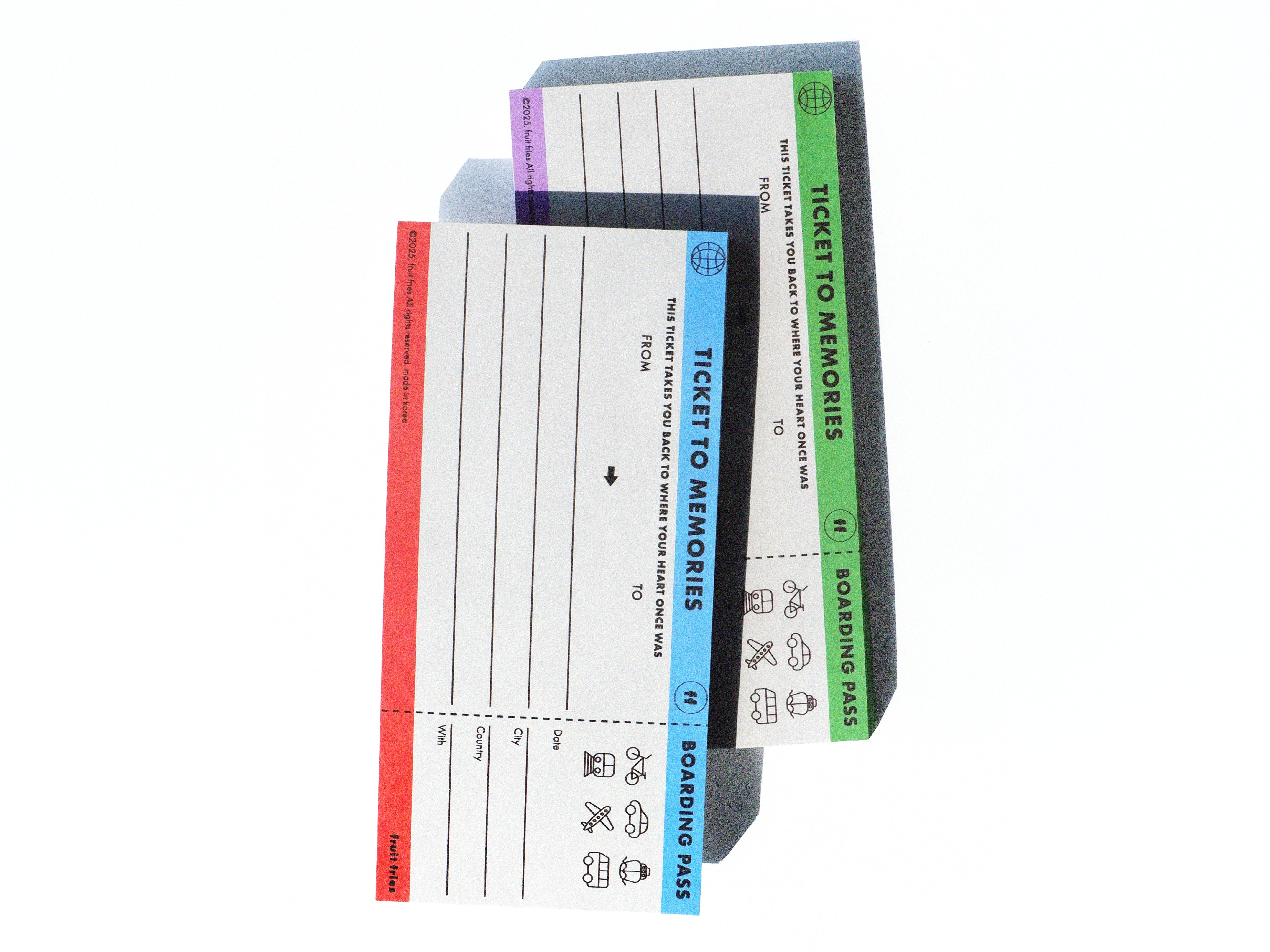 Bloc memo voyage billet avion - Fruit Fries Design Lab - Image 6