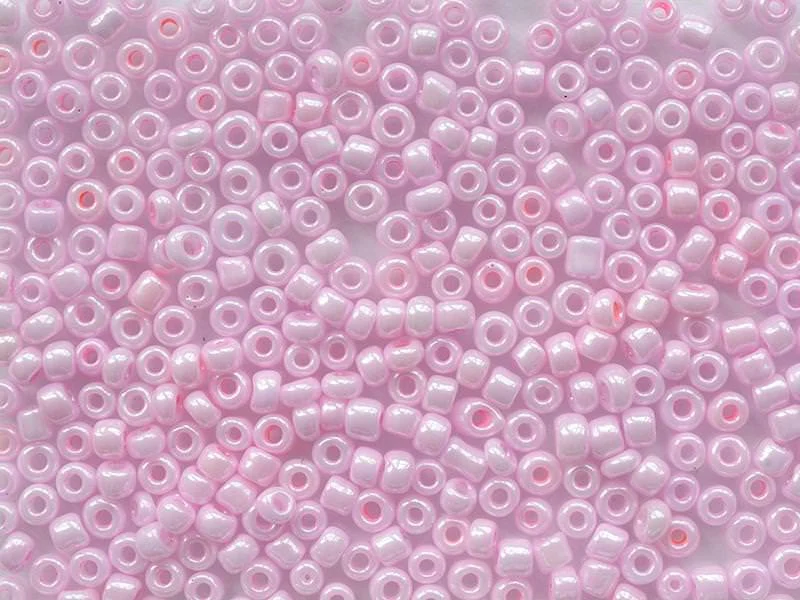 Tube de 350 perles ceylons - rose dragée