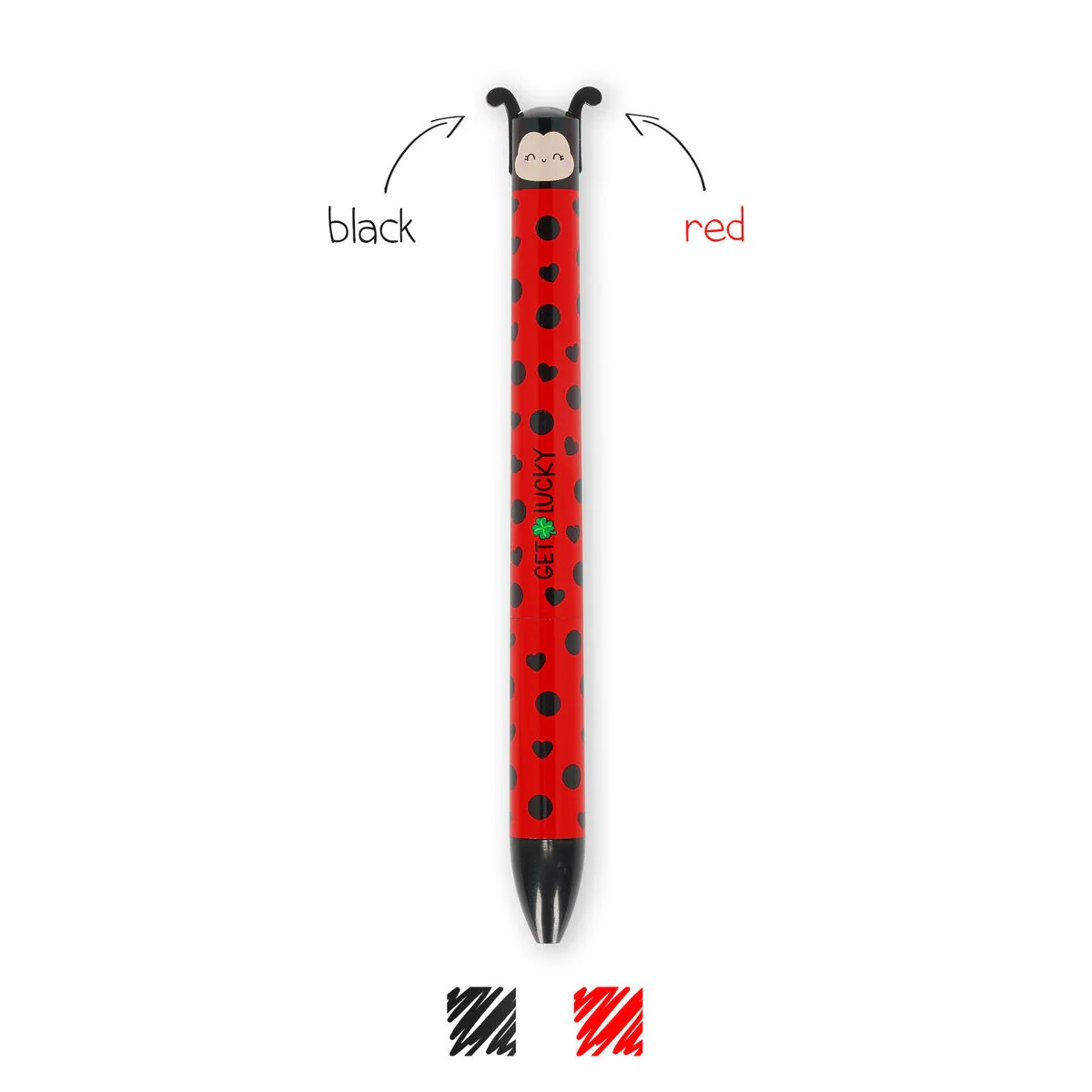 Stylo bicolore Click & Clack Coccinelle - Legami - Image 3