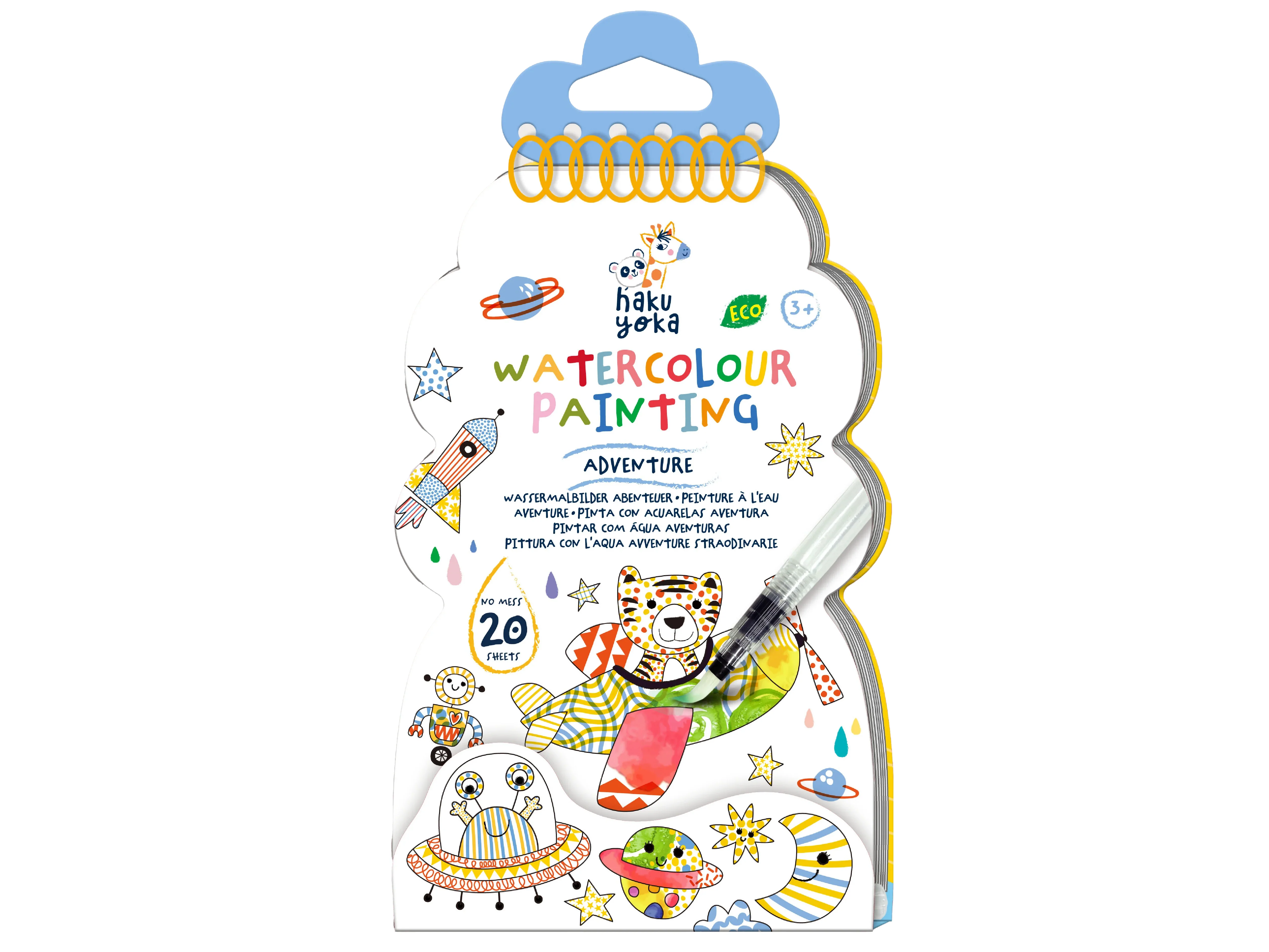 Livre aquarelle magique - Aventures