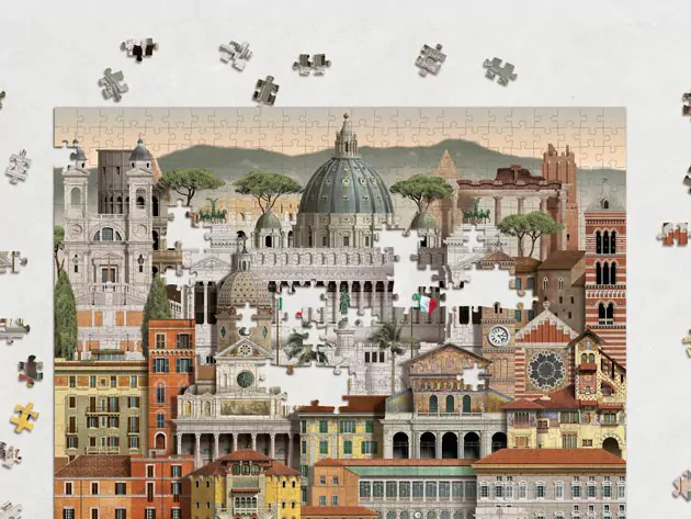 Puzzle 1000 pièces - Rome (Roma) - Martin Schwartz - Image 3